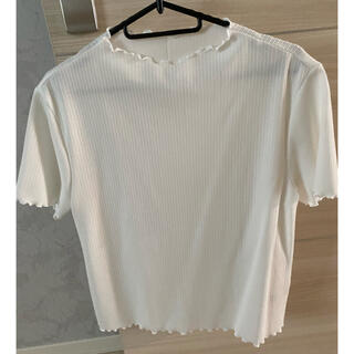ジーユー(GU)のリブメローコンパクトT(半袖)(Tシャツ(半袖/袖なし))