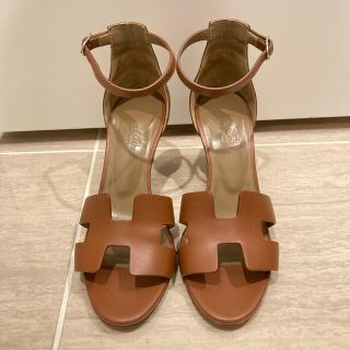 エルメス(Hermes)のkana♡様ご専用【HERMES／エルメス】レジェンド★ウェッジ★35.5(サンダル)