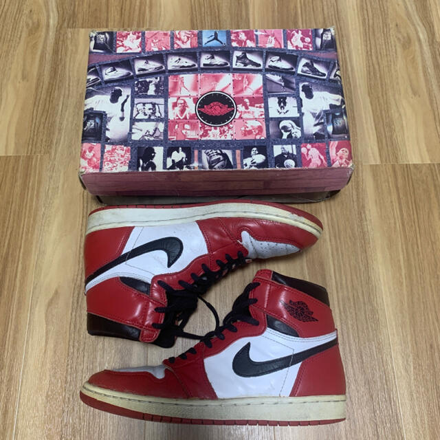 ナイキ エアジョーダン1 レトロ シカゴ 1994 nike chicago - スニーカー