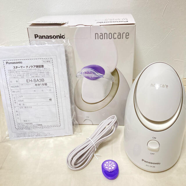 Panasonic ナノケア スチーマー EH-SA3B 【未使用に近い】 超歓迎 ナノケア スチーマー EH-CSA98 新品未使用 パナソニック