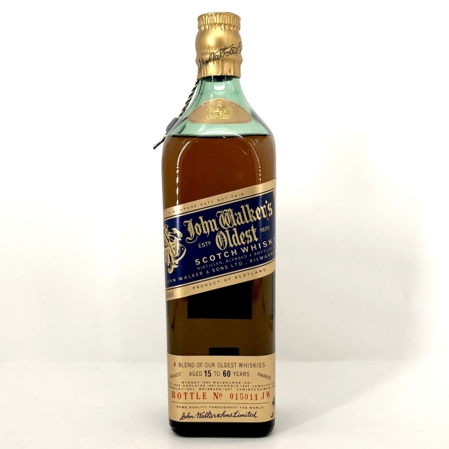 ジョニーウォーカー オールデスト 15 to 60 years 750ml