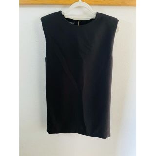 ザラ(ZARA)のZARA ブラックワンピース XSサイズ(ミニワンピース)