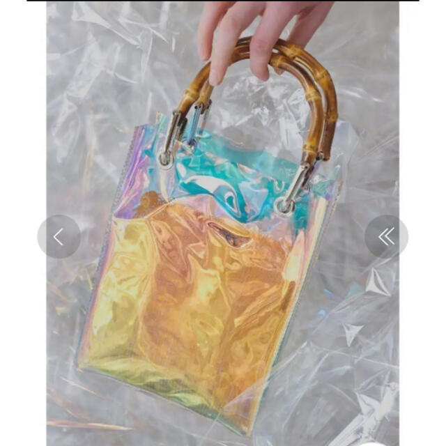 Ameri VINTAGE(アメリヴィンテージ)の完売品‼️‼️❤️AMERI❤️ MEDI AURORA CLEAR BAG レディースのバッグ(ハンドバッグ)の商品写真