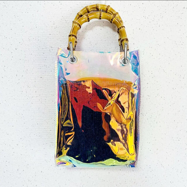 Ameri VINTAGE(アメリヴィンテージ)の完売品‼️‼️❤️AMERI❤️ MEDI AURORA CLEAR BAG レディースのバッグ(ハンドバッグ)の商品写真