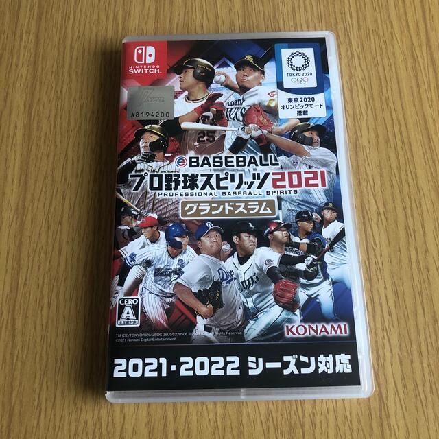 KONAMI(コナミ)のプロ野球スピリッツ2021 グランドスラム エンタメ/ホビーのゲームソフト/ゲーム機本体(家庭用ゲームソフト)の商品写真