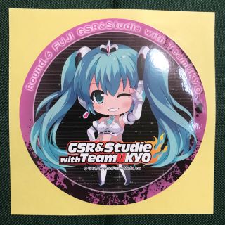 グッドスマイルカンパニー(GOOD SMILE COMPANY)のレーシングミク　初音ミク ステッカー①(キャラクターグッズ)