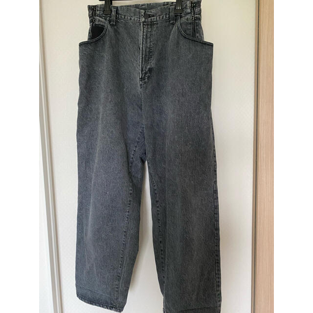 stein AW20 EX WIDE HOOKED DENIM JEANS