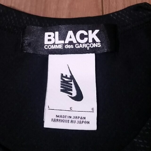 BLACK COMME des GARCONS(ブラックコムデギャルソン)のブラックコムデギャルソン×ナイキ Tシャツ メンズのトップス(Tシャツ/カットソー(半袖/袖なし))の商品写真