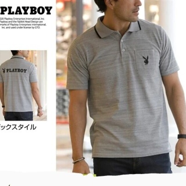 Playboy 3lｻｲｽﾞ高貴品格 紳士的ﾌﾞﾗﾝﾄﾞ品playboy 半袖ﾎﾟﾛｼｬﾂ 新品の通販 By ポパイ プレイボーイならラクマ