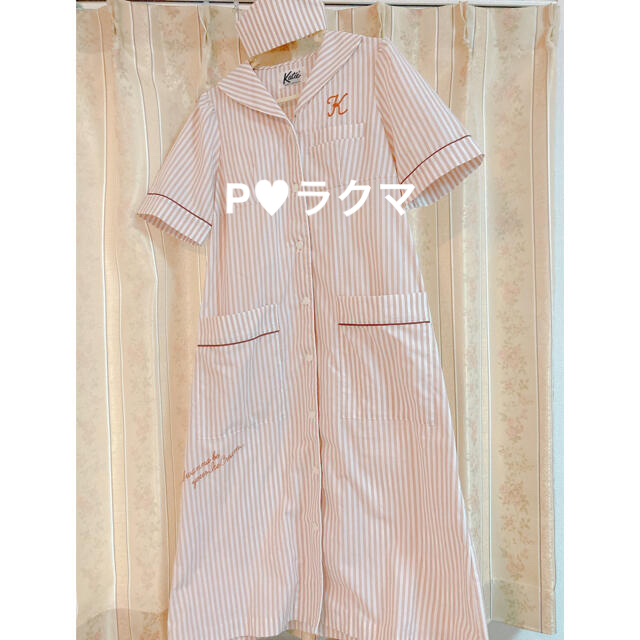 Katie(ケイティー)の🍨 katie ice cream shop uniform beige レディースのワンピース(ひざ丈ワンピース)の商品写真