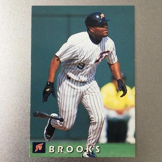 カルビー(カルビー)のカルビー 1998 プロ野球 チップス E-49 ブルックス 日ハムファイターズ(スポーツ選手)