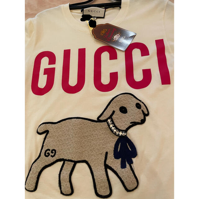 Gucci(グッチ)の★Vivi様 専用★GUCCI Tシャツ（XS）【クリーニング済】 レディースのトップス(Tシャツ(半袖/袖なし))の商品写真