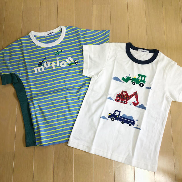 新品＊ファミリア Tシャツ 2枚セット 120