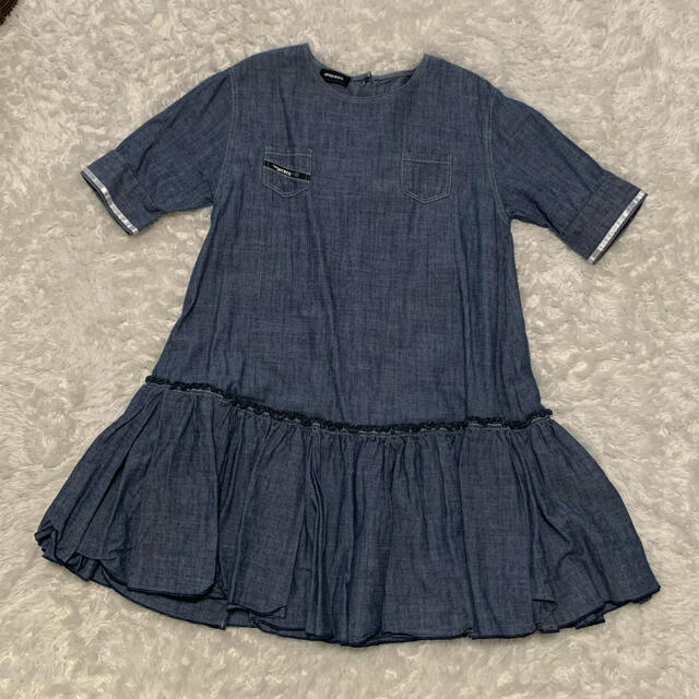 DIESEL(ディーゼル)のディーゼル　ワンピース　デニム キッズ/ベビー/マタニティのキッズ服女の子用(90cm~)(ワンピース)の商品写真