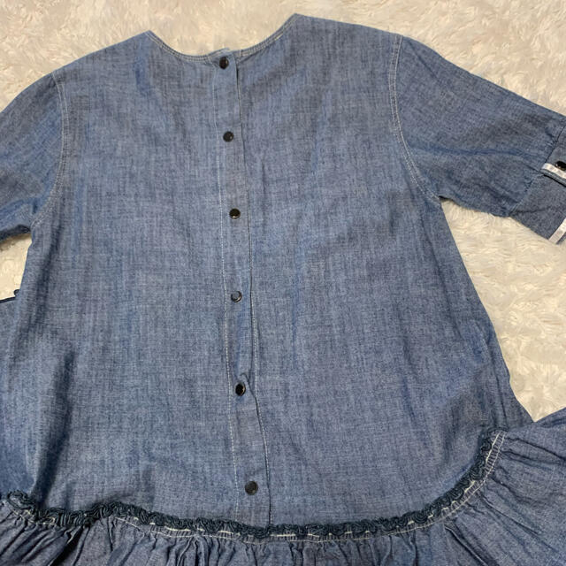 DIESEL(ディーゼル)のディーゼル　ワンピース　デニム キッズ/ベビー/マタニティのキッズ服女の子用(90cm~)(ワンピース)の商品写真