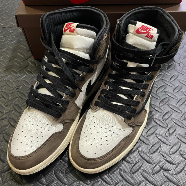 美品28cmNIKE AIR JORDAN1 TRAVIS SCOTT2足セット