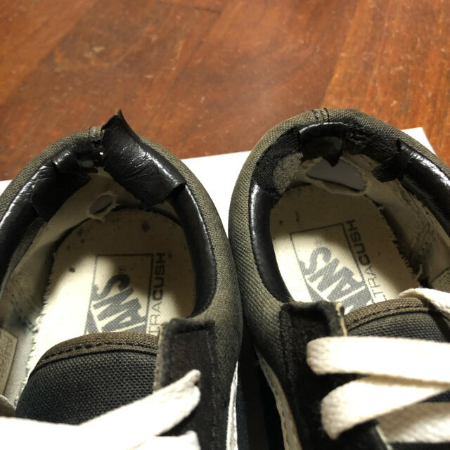 VANS(ヴァンズ)のバンズ オールド スクール ホワイト　ブラウン　27.5cm メンズの靴/シューズ(スニーカー)の商品写真