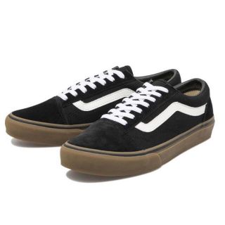 ヴァンズ(VANS)のバンズ オールド スクール ホワイト　ブラウン　27.5cm(スニーカー)