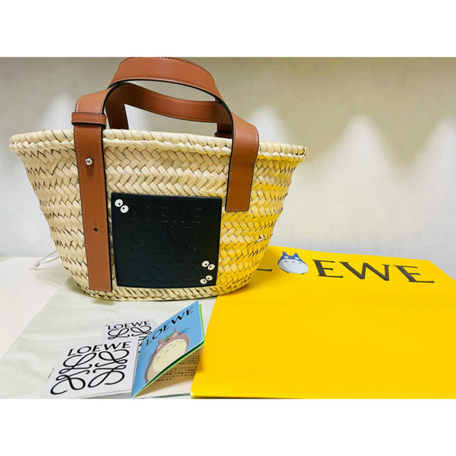 人気の春夏 LOEWE - LOEWE トトロ バスケットバックスモール かご