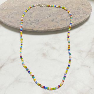 ザラ(ZARA)のmulch colour beads necklace マルチカラー　ビーズ(ネックレス)