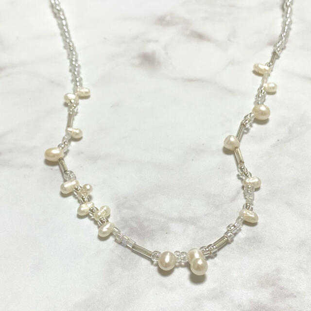 STUDIOUS(ステュディオス)のBaroque pearl necklace バロック 淡水パール ネックレス ハンドメイドのアクセサリー(ネックレス)の商品写真