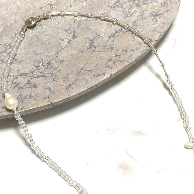 STUDIOUS(ステュディオス)のBaroque pearl necklace バロック 淡水パール ネックレス ハンドメイドのアクセサリー(ネックレス)の商品写真