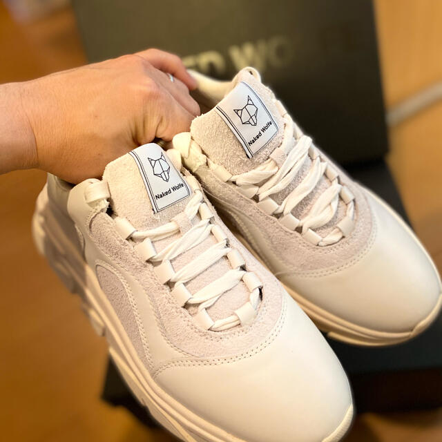 Balenciaga - 【新品未使用】NAKED WOLFE 厚底 スニーカー レザー