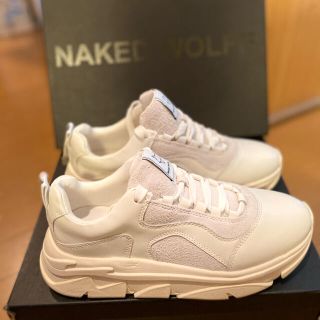 バレンシアガ(Balenciaga)の【新品未使用】NAKED WOLFE 厚底 スニーカー レザーアッパー(スニーカー)