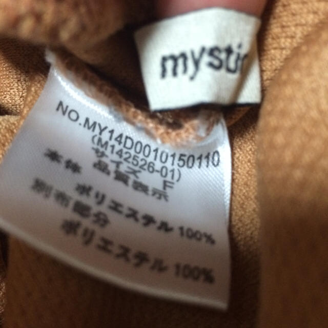 mystic(ミスティック)のオーガンジー切替フレアスカート レディースのスカート(ひざ丈スカート)の商品写真
