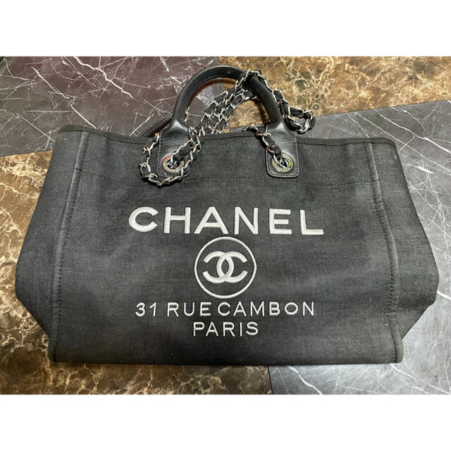 CHANEL ドーヴィル デニム トートバッグ