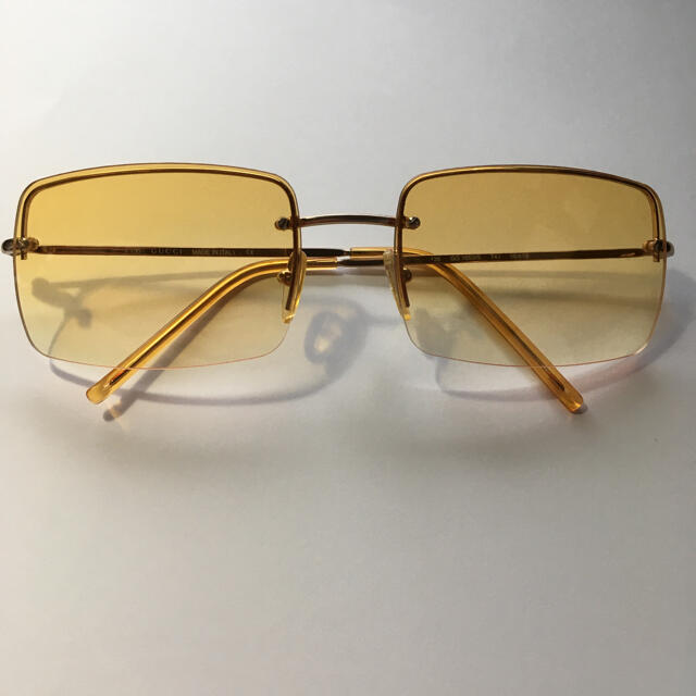 Gucci - GUCCI サングラス カラーレンズ レディース イエローの通販 by