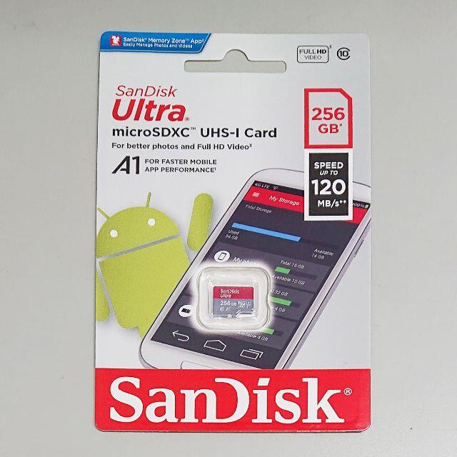microSD SDXC 256GB SanDisk 120MB 超高速 ’1 2