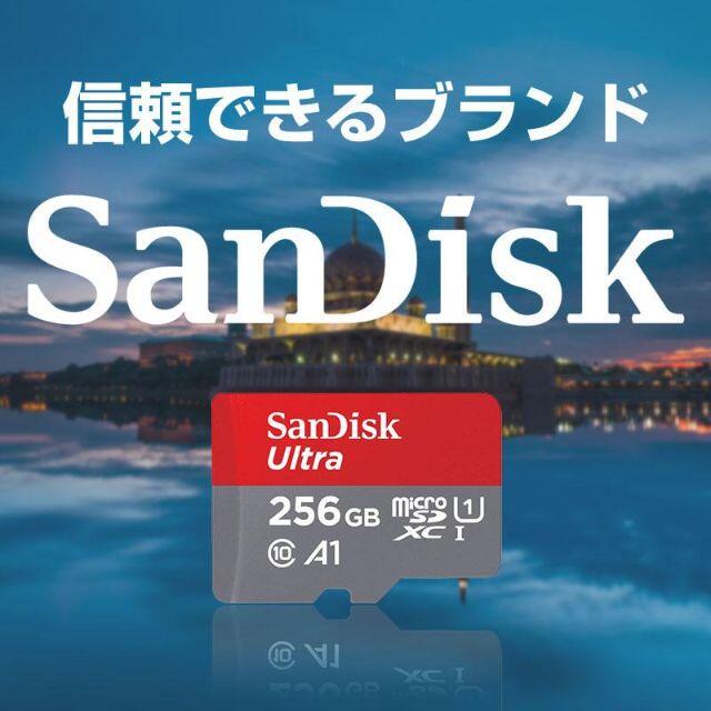 microSD SDXC 256GB SanDisk 120MB 超高速 1