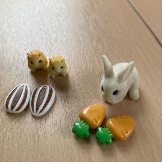 タカラトミー(Takara Tomy)のリカちゃん人形⭐︎ペット　ハムスター&うさぎ　えさつき(キャラクターグッズ)