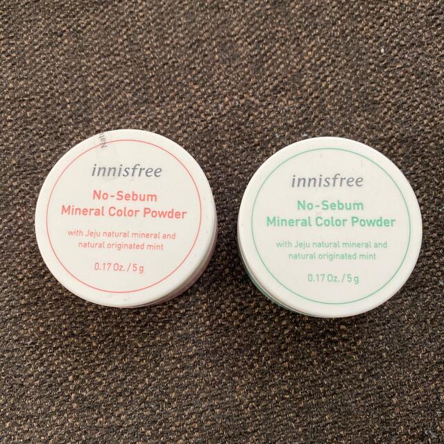 Innisfree(イニスフリー)の新品未使用　イニスフリー　ノーセバムミネラルカラーパウダー コスメ/美容のベースメイク/化粧品(フェイスパウダー)の商品写真