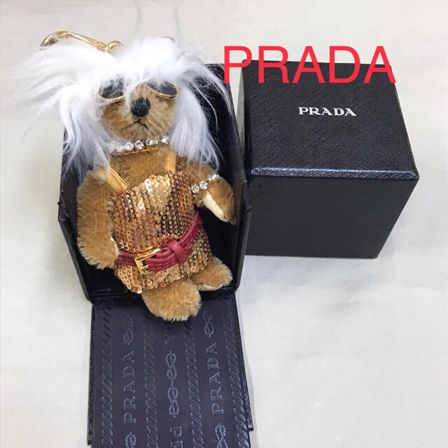 PRADA(プラダ)の❤︎美品❤︎PRADAプラダキーリング/キーホルダー/バッグチャーム【正規品】 レディースのファッション小物(キーホルダー)の商品写真