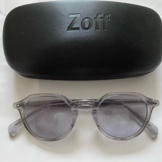 ゾフ(Zoff)のzoffのクリアフレームサングラス薄グレーレンズeyevan7285 ayame(サングラス/メガネ)