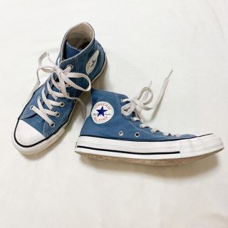 コンバース(CONVERSE)のconverse オールスター　ブルー(スニーカー)