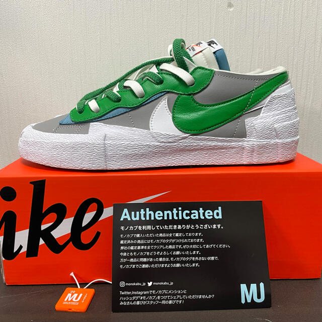 靴/シューズナイキサカイ　SACAI × NIKE BLAZER LOW 28.5cm