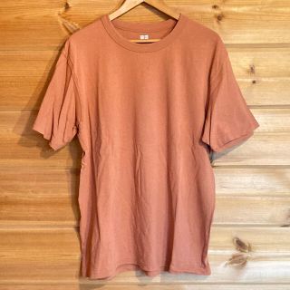 ユニクロ(UNIQLO)のUNIQLO U クルーネックTシャツXL  26ORANGE(Tシャツ/カットソー(半袖/袖なし))