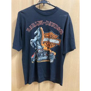 ハーレーダビッドソン(Harley Davidson)のTシャツ　黒　XL(Tシャツ/カットソー(半袖/袖なし))