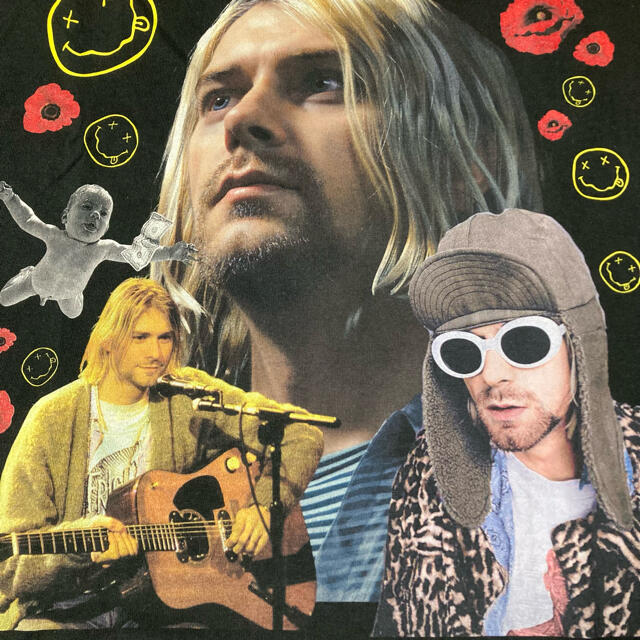 プレミア商品 希少 Kurt Cobain カートコバーン肩幅56身幅59袖丈着丈77 Www Doraviz Com