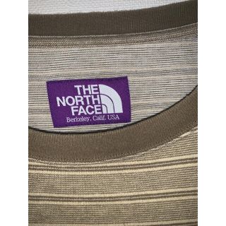 ザノースフェイス(THE NORTH FACE)のノースフェイス パープルレーベル　メンズtシャツ サイズL ボーダー(Tシャツ/カットソー(半袖/袖なし))