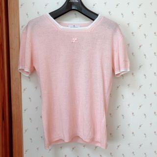 クレージュ(Courreges)のクレージュ　サマーニット　美品(カットソー(半袖/袖なし))