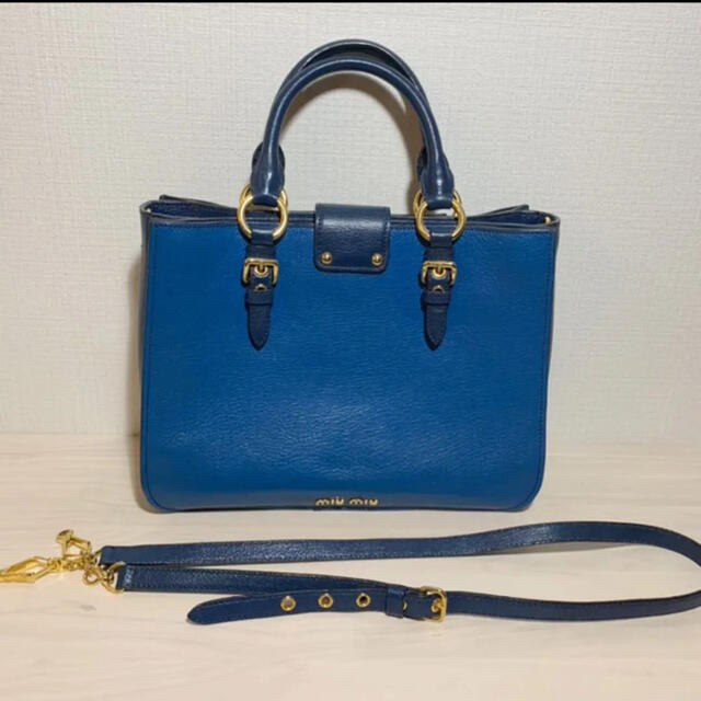 miumiu MADRAS マドラス ハンドバッグ ショルダーショルダーバッグ