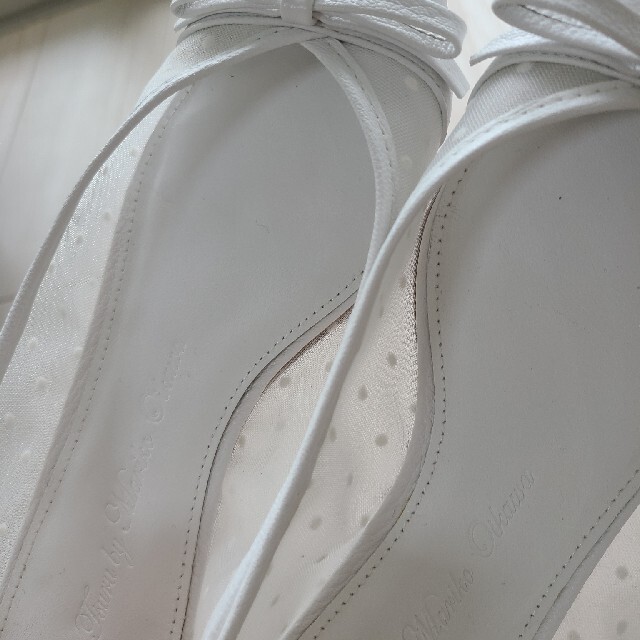TSURU by Mariko Oikawa(ツルバイマリコオイカワ)のツルバイマリコオイカワ　フラットパンプス レディースの靴/シューズ(ハイヒール/パンプス)の商品写真