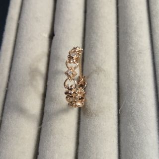 ジュエリーツツミ(JEWELRY TSUTSUMI)の10k  透かしモチーフフープピアス片耳(ピアス)