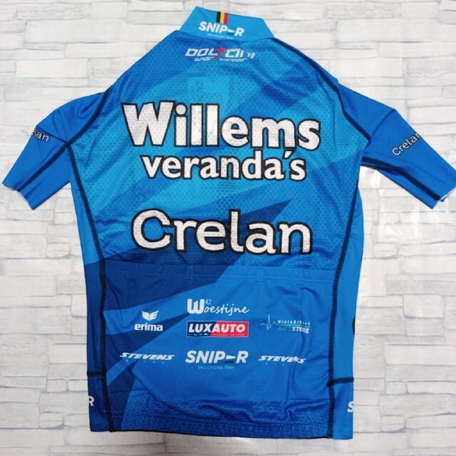 買い早割 支給品 Verandas Willems Crelan サイクルジャージ上XS