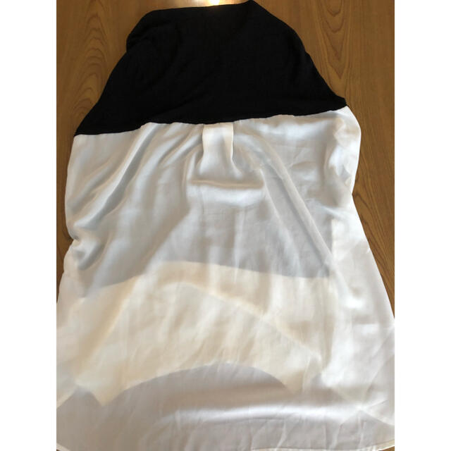 Bou Jeloud(ブージュルード)のブージュルードのカットソー(used品)黒×白 レディースのトップス(カットソー(半袖/袖なし))の商品写真
