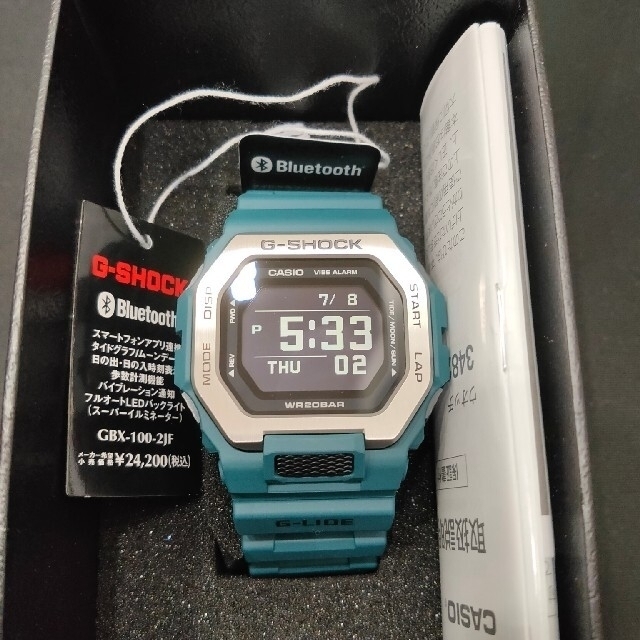 １秒最大セットCASIO G-SHOCK GBX-100-2JF